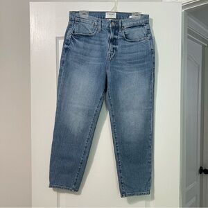 Frame Le Stevie Crop High Waist Jeans